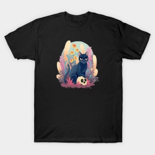 cat in the night T-Shirt